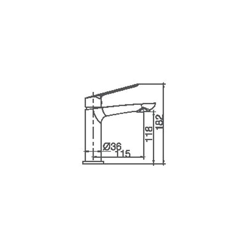 Monomando Lavabo Luxor - Negro Mate 2
