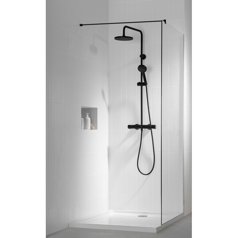 Columna ducha Termostática Victoria-T Negro mate 2