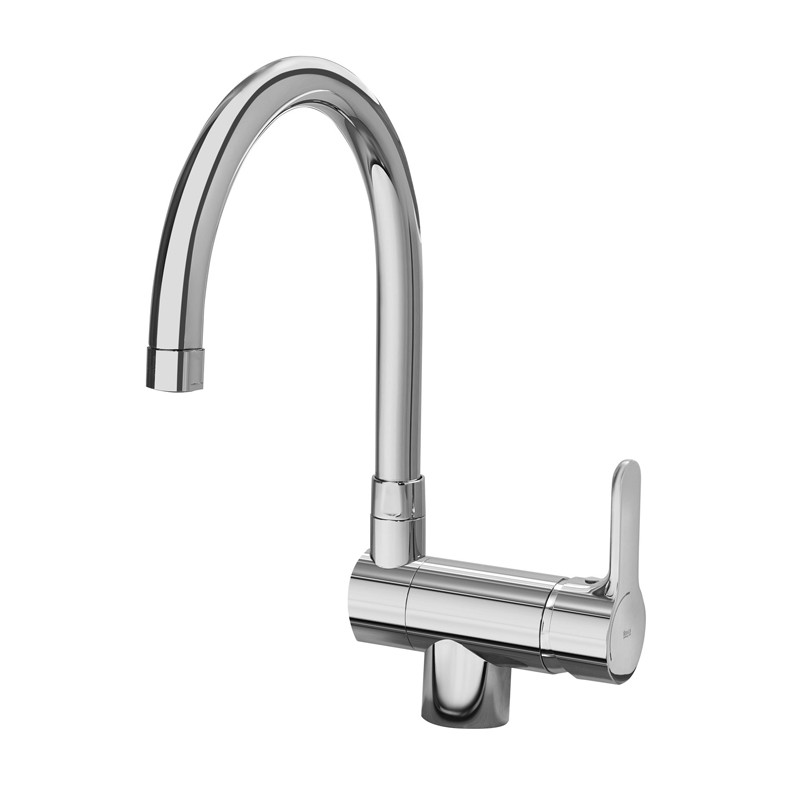 Monomando Fregadero L20 caño alto abatible