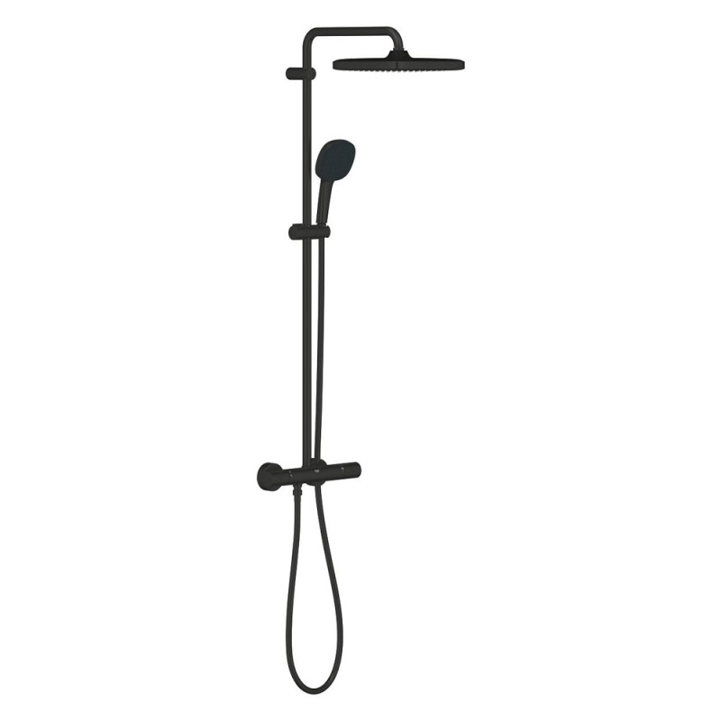 Columna de ducha Termostática Tempesta Cube Negro