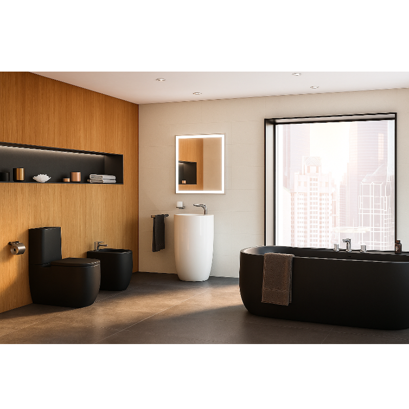 Kit beyond Onyx WC+bidé Roca